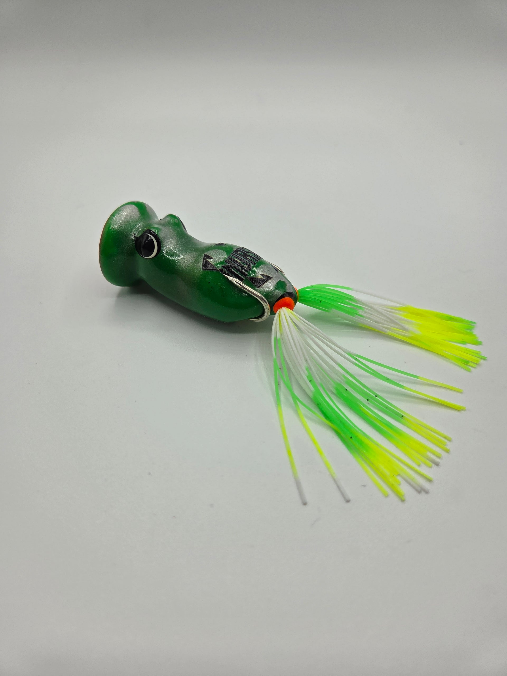 crooked river fishing lures Invasive CHUGGERKNOT 300M NEW YGK X161 tie eyelet positions allow duo jerkbait Head Color/Blade Color:Hammered Copper/Hammered Copper